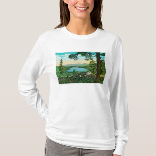 T-shirt Lac Donner, la Californie de Ridge (Devant)