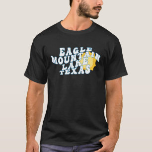 T-shirt Lac Eagle Mountain Texas TX Lever de soleil Vacanc