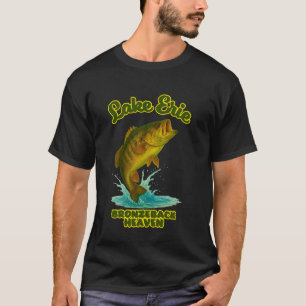 T-shirt Lac Érié, Bronzeback Heaven, Bass bronzé, Poiss