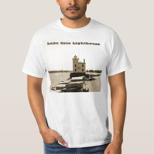 T-shirt Lac Erie Lighthouse (Devant)