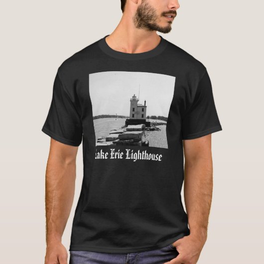 T-shirt Lac Erie Lighthouse (Devant)