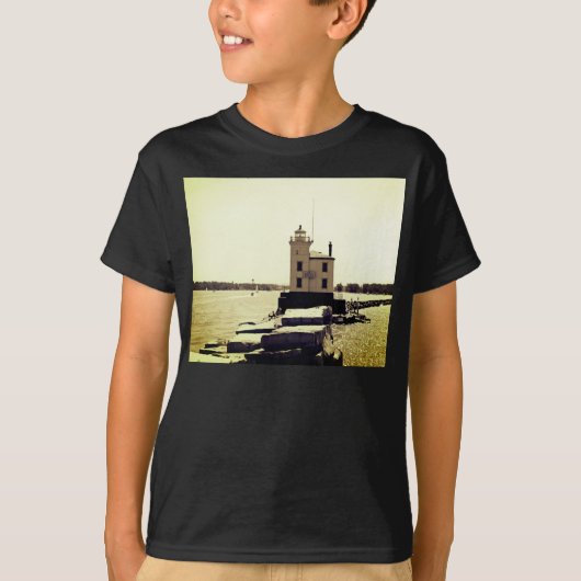 T-shirt Lac Erie Lighthouse (Devant)