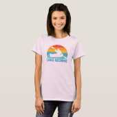 T-shirt Lac George New York Kayak (Devant entier)