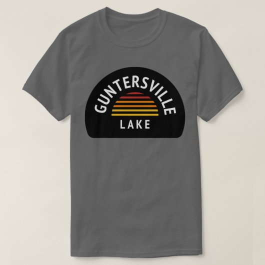 T-shirt Lac Guntersville Sunset Triblend (Design devant)