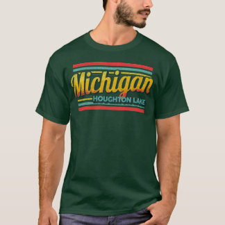 T-shirt Lac Houghton Michigan Souvenir Vintage Années 70 8
