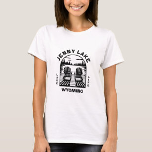 T-shirt Lac Jenny Wyoming Plein Air Vintage 2