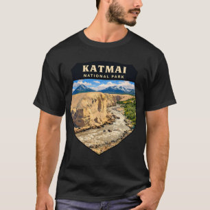 T-shirt Lac Keuka NY Coucher de soleil Rétro
