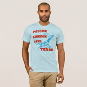 T-shirt Lac kingdom d'opossum, le Texas (Devant entier)