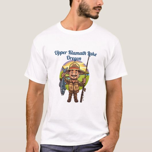 T-shirt Lac Klamath supérieur Oregon (Devant)