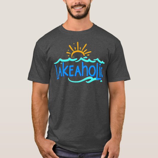 T-shirt Lac Lakeaholic Funny (Devant)