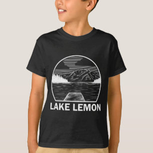 T-shirt Lac lemon indiana drôle de pêche camping été