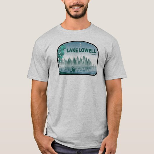 T-shirt Lac Lowell Idaho Deer (Devant)