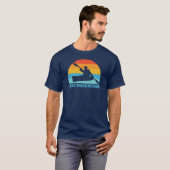 T-shirt Lac Mackintosh Caroline du Nord Kayak (Devant entier)