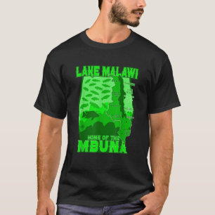 T-shirt Lac Malawi Afrique Cichlids Aquarium Poisson Mbuna