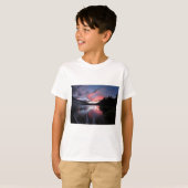 T-shirt Lac Merced Sunset - Yosemite - Californie (Devant entier)