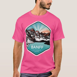 T-shirt Lac Moraine Parc national Banff Alberta Canada