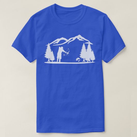 T-shirt Lac Mountain BowFishing Bowpêcheur Bow Fishing (Design devant)