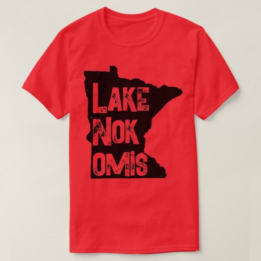 T-shirt Lac Nokomis Minneapolis Minnesota vacances d'été (Design devant)
