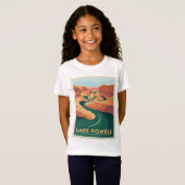 T-Shirt Lac Powell | Arizona et Utah (Devant entier)