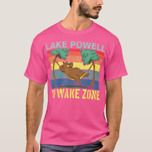 T-shirt Lac Powell Arizona Utah No Wake Zone Bear Bateau