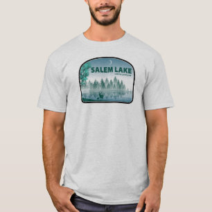T-shirt Lac Salem Caroline du Nord Cerf