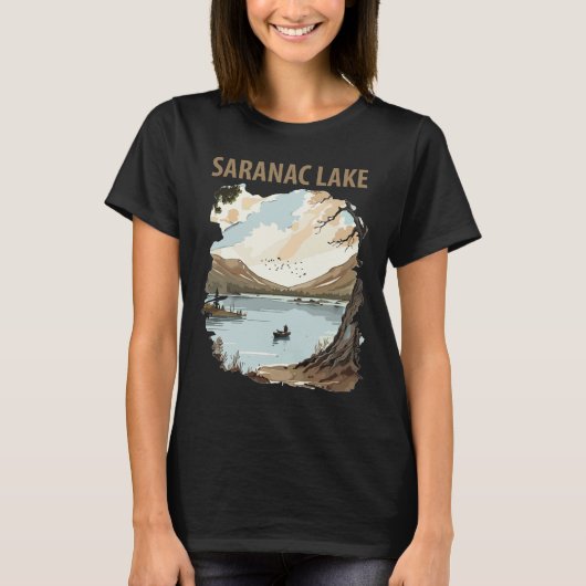 T-shirt Lac Saranac (Devant)