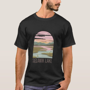T-shirt Lac Selakik Reflets d'eau tranquilles et paysages