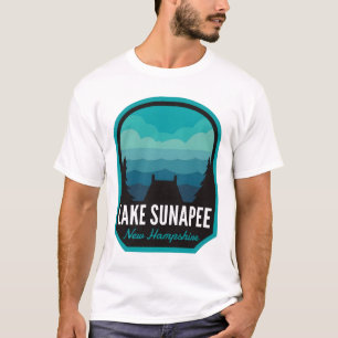 T-shirt Lac Sunapee New Hampshire Été