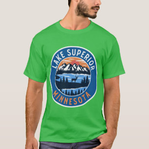 T-shirt Lac Supérieur Minnesota Surdimensionné