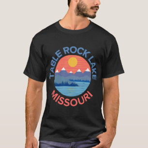 T-shirt Lac Table Rock Missouri Bateau, Pêche, Randonnée,