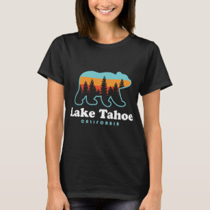 T-shirt Lac Tahoe California Bear Mountains Randonnée Pull