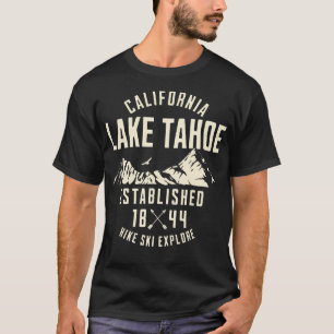 T-shirt Lac Tahoe California Nature Ski Randonnée en plein