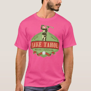 T-shirt Lac Tahoe Californie Nevada Golf Thème