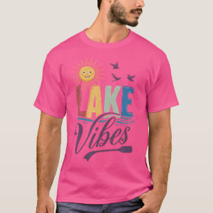 T-shirt Lac Vibes Lac Aventure Nature Mountains Randonnées