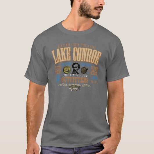 T-shirt Lac vintage Conroe (Devant)
