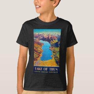 T-shirt Lac vintage de Thun Suisse Voyage