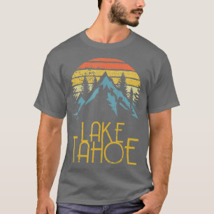 T-shirt Lac vintage Tahoe Californie Nevada Retro