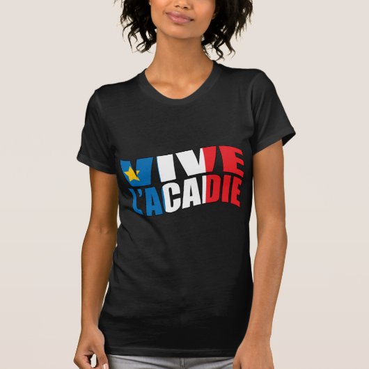 T-shirt L'acadie de Vive (Devant)
