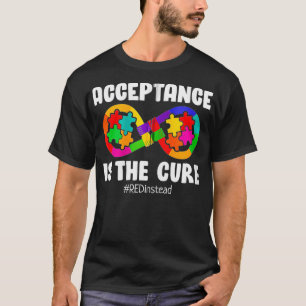 T-shirt L'Acceptation Est Le Zip De La Sensibilisation sur