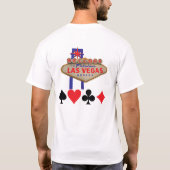 T-shirt L'accueil vers Las Vegas avec la carte adapte au (Dos)