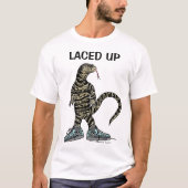 T-shirt “Laced up” Lace monitor shirt (Devant)