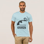 T-shirt Lâchez la pièce en t de cru de Kraken (Devant entier)