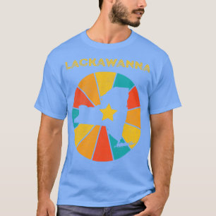 T-shirt Lackawanna New York Vintage Souvenir déshabillé 1