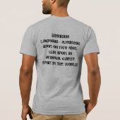 T-shirt lacrosse (Dos)