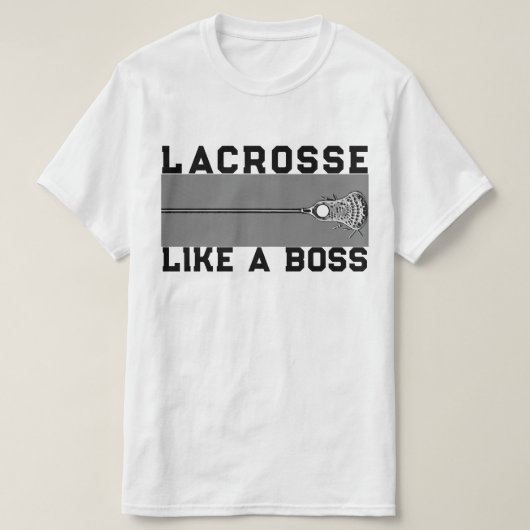 T-Shirt Lacrosse Boss Sports (Design devant)