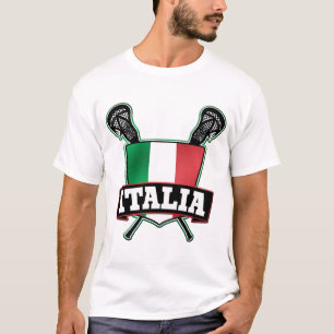 T-shirt Lacrosse de l'Italie Italie