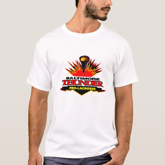 T-shirt Lacrosse de tonnerre de Baltimore pro (Devant)
