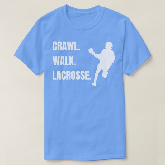 T-shirt Lacrosse Enfants Marcher Lacrosse Garçons Filles (Design devant)
