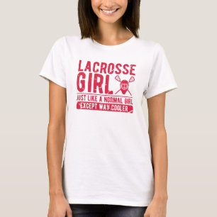 T-shirt Lacrosse Girl Gift - Women's LAX - Ladies Lacrosse