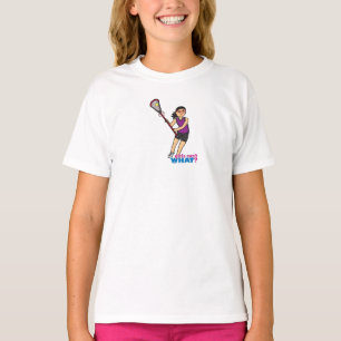 T-shirt Lacrosse Girl - Moyen